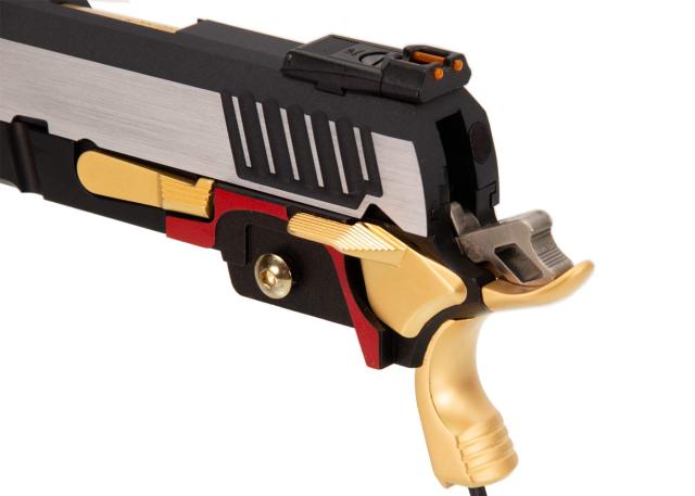 【ARMORER WORKS】WE/マルイハイキャパ5.1, 4.3対応ARMORER WORKS製IPSCスライドセット (シルバー＋ブラック＋ゴールド)_3