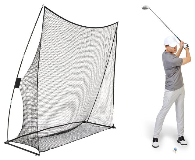 Amazonベーシック ゴルフネット ポータブル 練習用 2.4×2.4m