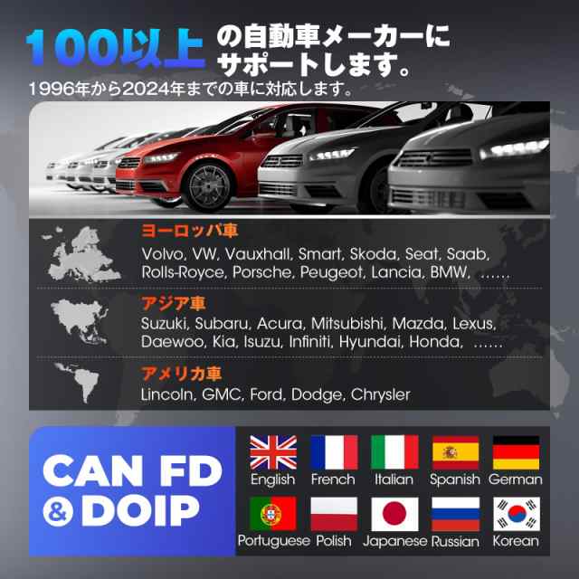 LAUNCH CRP919X obd2 診断機 日本語 自動車 スキャンツール BMW ベンツ ダイハツ 日本車対応 車 故障診断機  ABS/DPF/BMS/TPMS/イモビライの通販はau PAY マーケット - ks-shop2 | au PAY マーケット－通販サイト