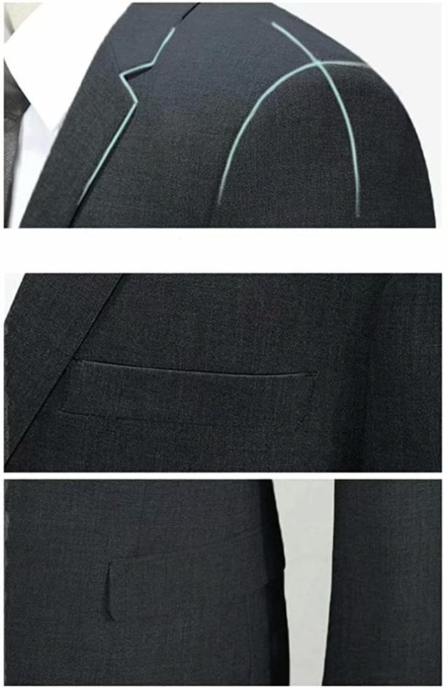 WEEN CHARM] スーツメンズ 上下セット セットアップ ビジネススーツ