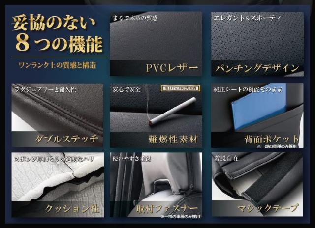 Azur アズール シートカバー エブリイバン DA17V GA PA PC AZ07R09-001_6