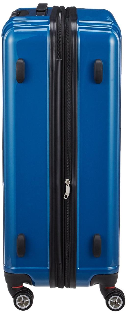 [エース] スーツケース キャリーケース キャリーバッグ 大容量 lサイズ 7-10泊 83L/93L(拡張時) クレスタ No.06318 67 cm 4.8kg ブルー