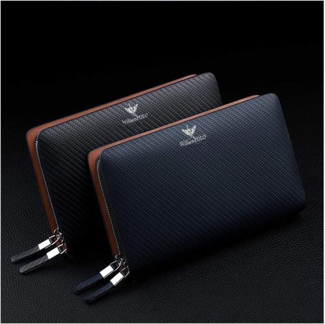 [ハナ] 高級 イタリア 長財布 本革 小銭入れ付き 多機能 携帯 大容量 2way チェーン付き ダブルラウンドファスナー セカンドバッグ メン ハナ 高級 イタリア 長財布 本革 小銭入れ付き 多機能 携帯 大容量 2way