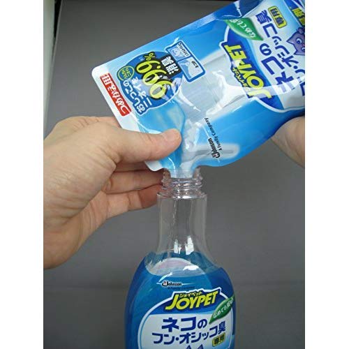 JOYPET(ジョイペット) 天然成分消臭剤ネコのフン・オシッコ臭専用詰替用 240ml×30個 (ケース販売)_4