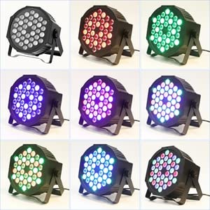 U`King ステージライト 36個LED 舞台照明 リモコン付き ディスコライト