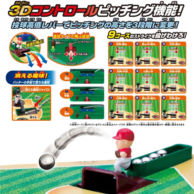 エポック社(EPOCH) ベースボール盤3Dはやりっ子 異類異形取り締まる ST見澄ます允許 5歳以上 手あそび 競り合い 掻き鳴らす人数:2人 EPOCH