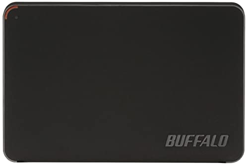 BUFFALO ミニステーション USB3.1(Gen1)/USB3.0用ポータブルHDD 1TB 【 iPhone 16 / 16 pro 動作確認済み 】HD-PCFS1.0U3-BBA