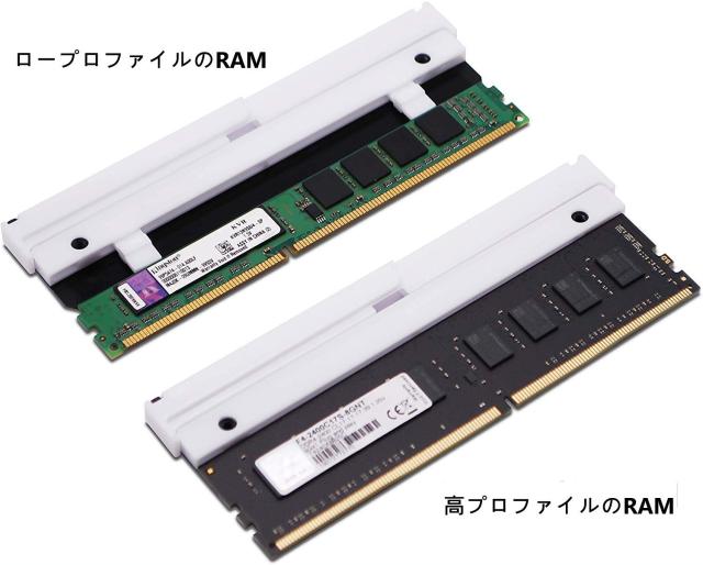EZDIY-FAB RGB RAM 冷却 メモリヒートシンク アドレサブル RGB LED機能