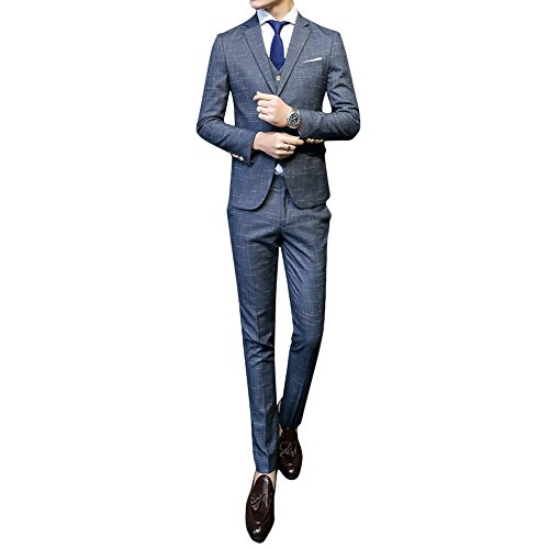 CEEN] スリーピース メンズ 2つボタン スーツ オシャレ スタイリッシュ