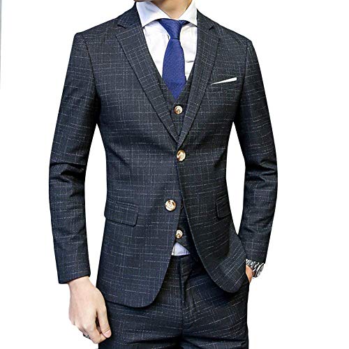 CEEN] スリーピース メンズ 2つボタン スーツ オシャレ スタイリッシュ