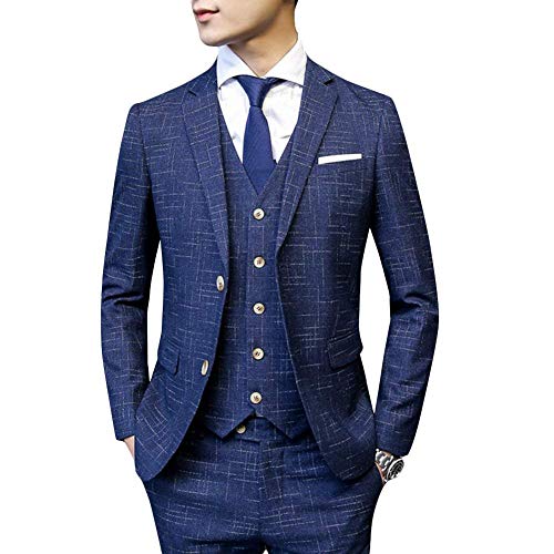 CEEN] スリーピース メンズ 2つボタン スーツ オシャレ スタイリッシュ