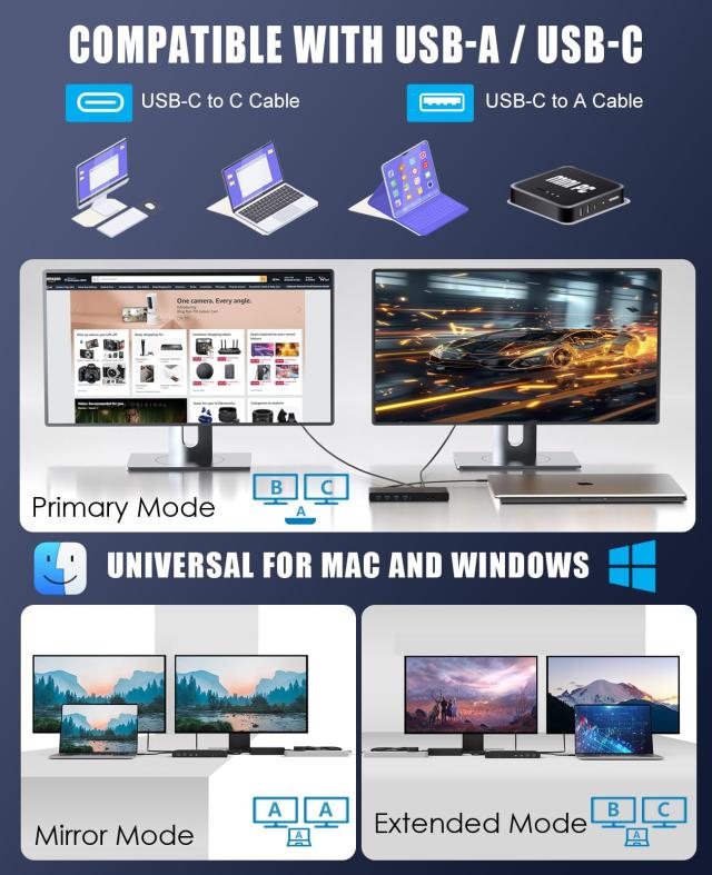 WAVLINK USB3.0 ウルトラ5K ドッキングステーション デュアル4K Amazon.co.jp: WAVLINK ユニバーサルUSB-C/USB 3.0 Ultra 5K ノート