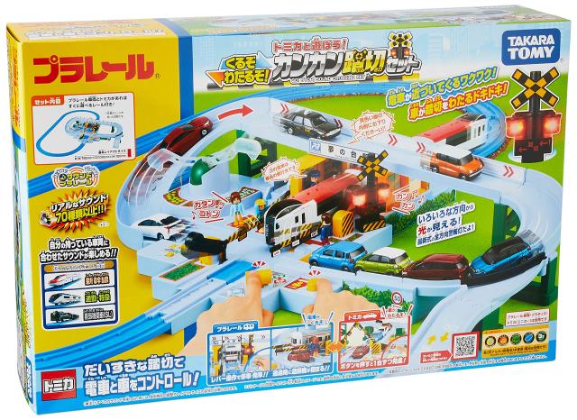タカラトミー(TAKARA TOMY) プラレール トミカと遊ぼう! くるぞわたる