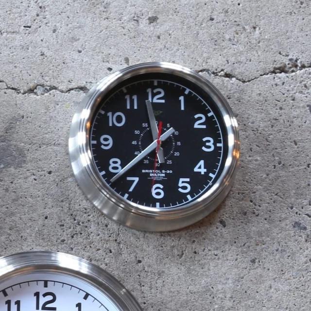 ダルトン ウォールクロック　黒　 ブリストル S-30 Φ305 新品 ダルトン(Dulton) ウォール クロック”ブリストル S-30” ブラック 存在