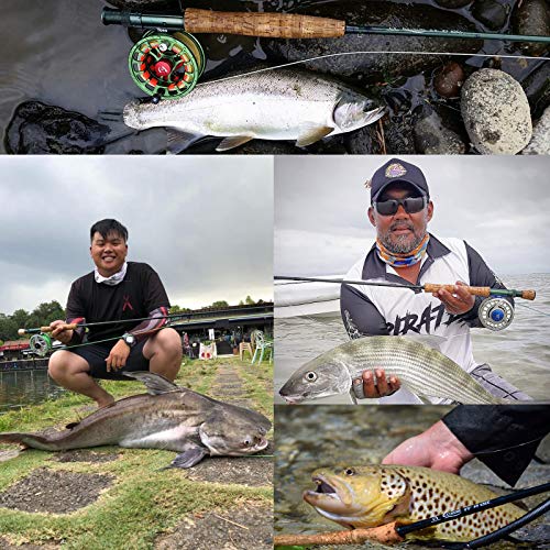 M MAXIMUMCATCH Maxcatch Extreme フライカーボンロッド フライロッド 4本 サイズ（3/4/5/6/7/8/9/10wt） (4番 (9’0”4wt))