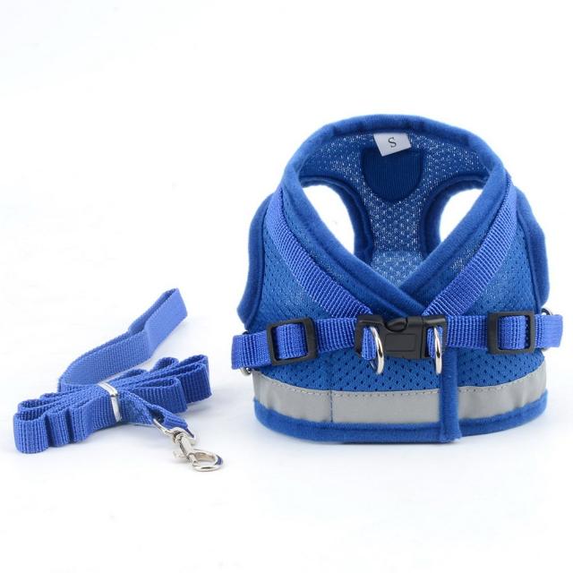 ZUNEA 犬用 ハーネス 小型犬 猫用 ハーネス リード セット 子犬
