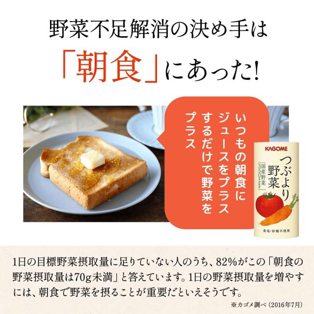 カゴメ つぶより野菜 野菜ジュース 30本_3