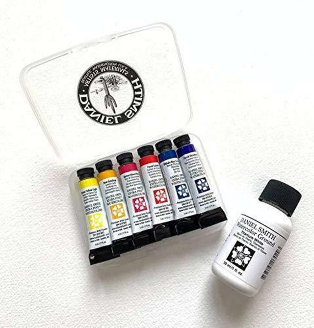 ダニエルスミス(Daniel Smith) 透明水彩絵具 エキストラファイン エッセンシャルミックス 6色セット グラウンド付 5ml(2号) 285610117の通販は