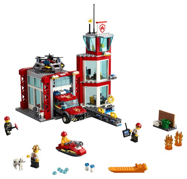 レゴ(LEGO) シティ 消防署 60215 ブロック おもちゃ 男の子 車
