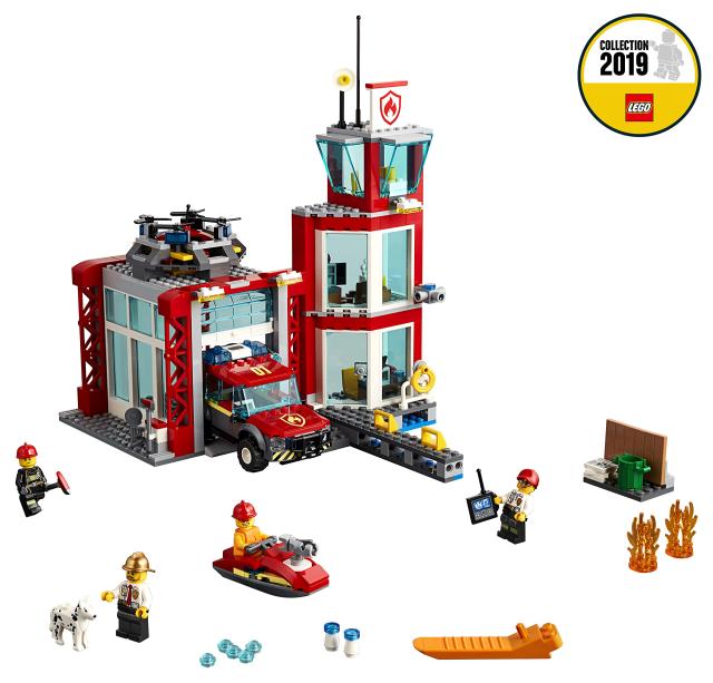 レゴ(LEGO) シティ 消防署 60215 ブロック おもちゃ 男の子 車
