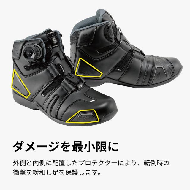 [RSタイチ] バイク ライディングシューズ 靴 防水 プロテクター内蔵 29 RSタイチ] バイク ライディングシューズ 靴 防水 プロテクター