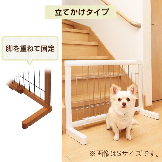 アイリスプラザ ペットゲート ブラウン×ブラック 高さ50cm 設置幅106-196cm_6
