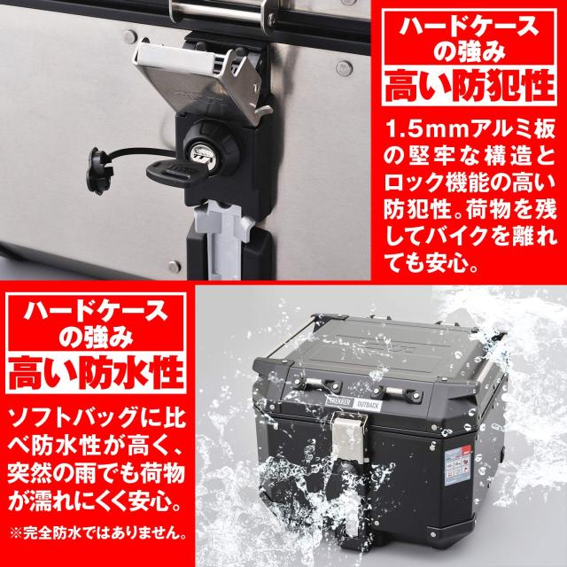 GIVI(ジビ) バイク リアボックス モノキー 42L アルミ製 TREKKER 