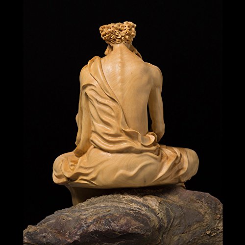 木彫り像　達磨大師　達磨像 仏像専門店 仏像屋 / 天然ツゲ 黄楊 柘植 木彫り彫刻達磨像 達磨