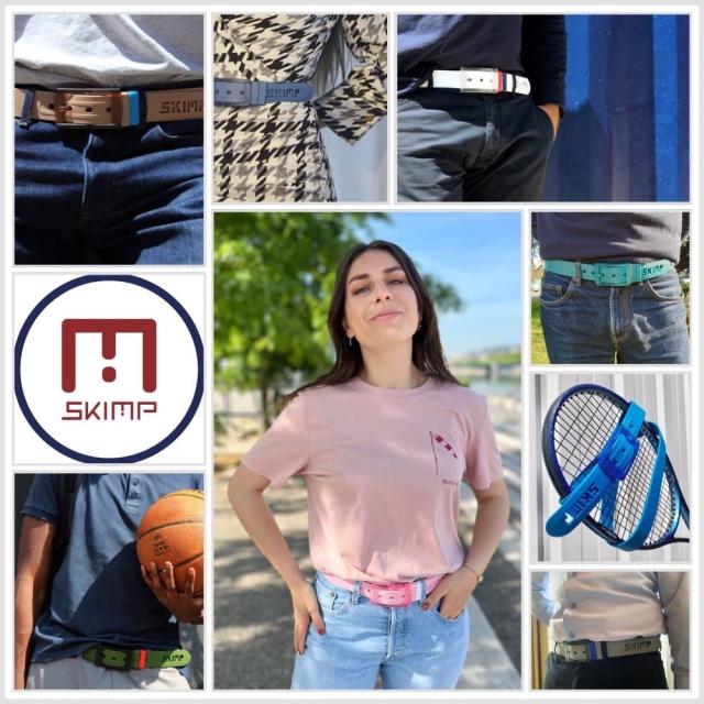 [SKIMP] ラバー ベルト メンズ ゴルフ レディース 長い 洗えるベルト 金属アレルギー対応 防水 大きいサイズ ロングサイズ 長さ調整フリの通販は