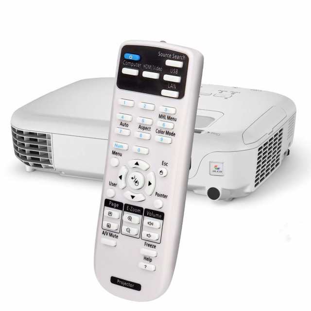 EachLight プロジェクター 交換用 リモコン Epson エプソン EH-TW400 EB-S04 EH-TW6700 EB-W12  EB-485WT EB-W05 EB-X24 EH-TW6700 EH-TW6の通販はau PAY マーケット - アブソリュート au PAY  マーケット店 | au PAY マーケット－通販サイト