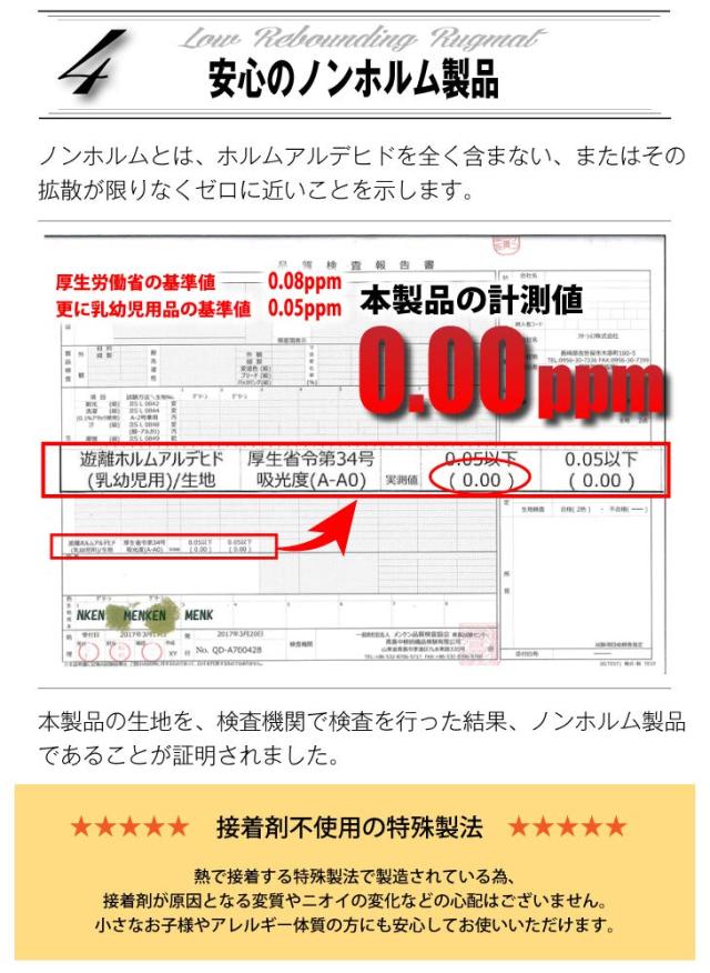 フリーリー ラグ 低反発ラグ 極厚25mm 200×250cm 抗菌・防ダニ加工 厚手 ラグマット カーペット オールシーズン 滑り止め付 マイクロフ_5
