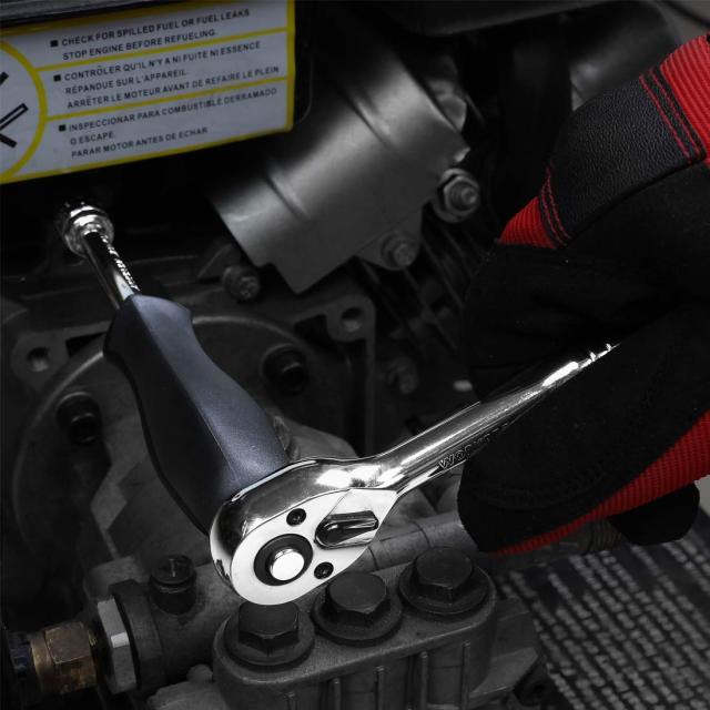 送料無料　新品　WORKPRO ガレージツールセット　バイク　自動車メンテナンス用119点組＆アルミボックス NEW 新品