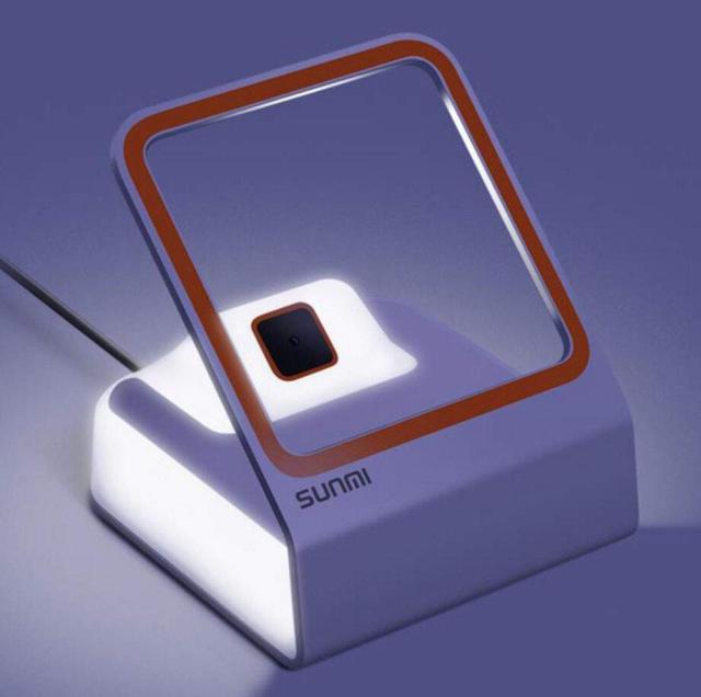 Sumeber 自動バーコードスキャナ無指向性ハイスピードCCDデスクトップQRミニバーコードリーダーハンズフリーモバイル支払いのための2M USの通販は