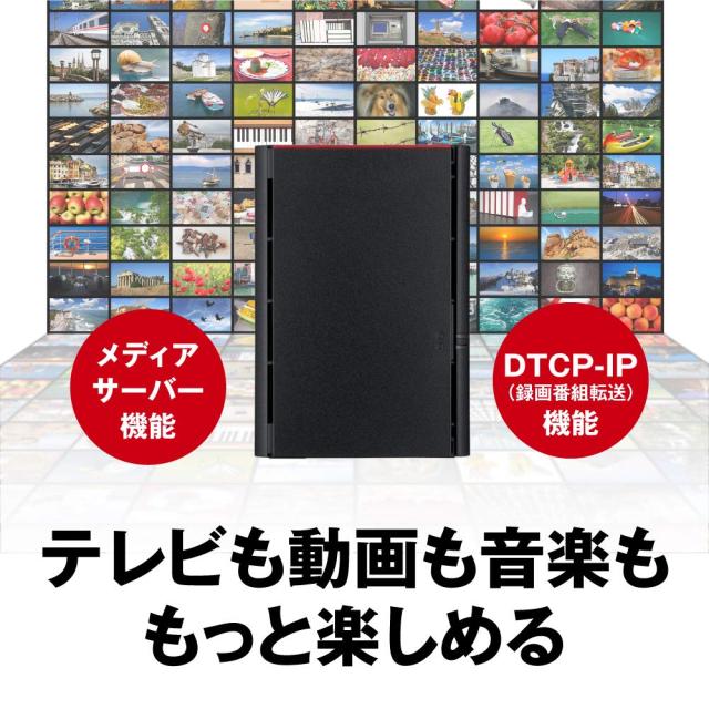 バッファロー BUFFALO NAS スマホ/タブレット/PC対応 ネットワークHDD USB 4TB LS220D0402G 【データを守るRAID1対応モデル】_5