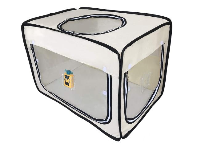 ペット用 酸素室用ケージ ペットオキシホテル スクエアMサイズ(外寸：W60×D90×H60cm)_3
