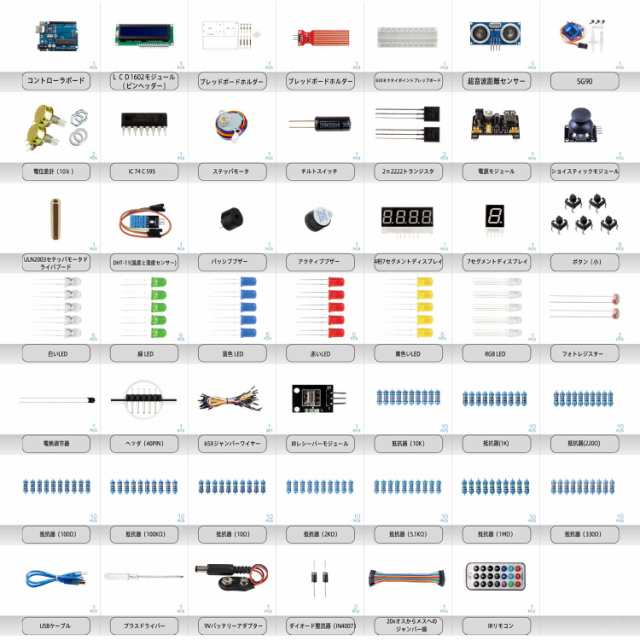 Miuzei 初心者 電子工作 スターターキット Arduinoとの互換性あり R3