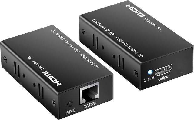 EDIDコピー機能 付き】HDMI エクステンダー EX60H 60M HDMI LAN