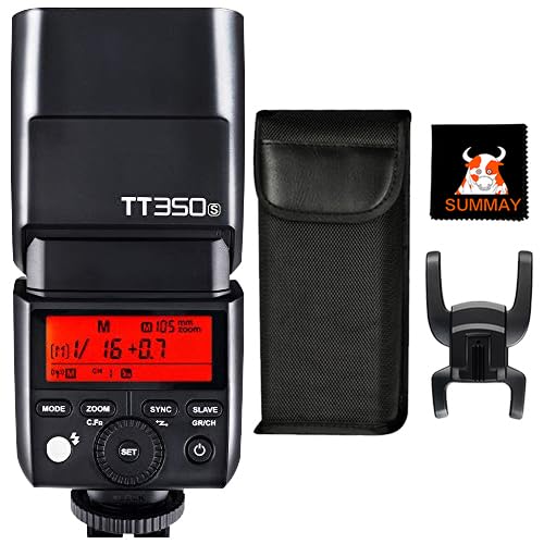 【Godox正規代理＆日本語取説書】GODOX TT350S Sony クリップオンストロボ TTL 制御 ハイスピードシンクロ1/8000秒 GN36 ミニ超小型スピ_3