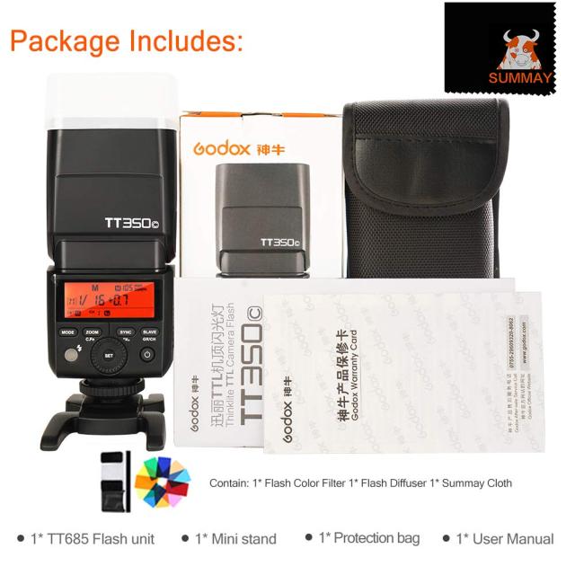 【Godox正規代理＆日本語取説書】GODOX TT350S Sony クリップオンストロボ TTL 制御 ハイスピードシンクロ1/8000秒 GN36 ミニ超小型スピ_8