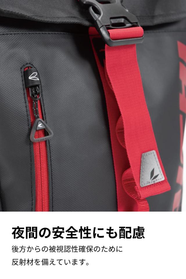 RSタイチ(RS TAICHI) 自動二輪車 背嚢 御徒面子 雨合羽 ツーリング WP うしろ側風呂敷き包み RSB278 ユニ一発やる成年者 BLACK/WHITE
