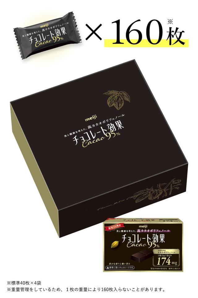 チョコレート効果 明治 カカオ95%大容量ボックス 800g