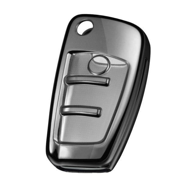 OATSBASF アウディ キーケース AUDI 専用 スマートキーケース 高級 TPU 汚れ 滑り傷 防止 A1 A3 Q2 Q3 R8 S3 S6 TT 専用 スタイリッシュ_1