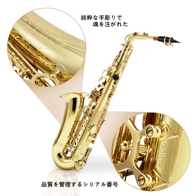 Eastar サックス アルトサックス Eb Saxophone ゴールドラッカー