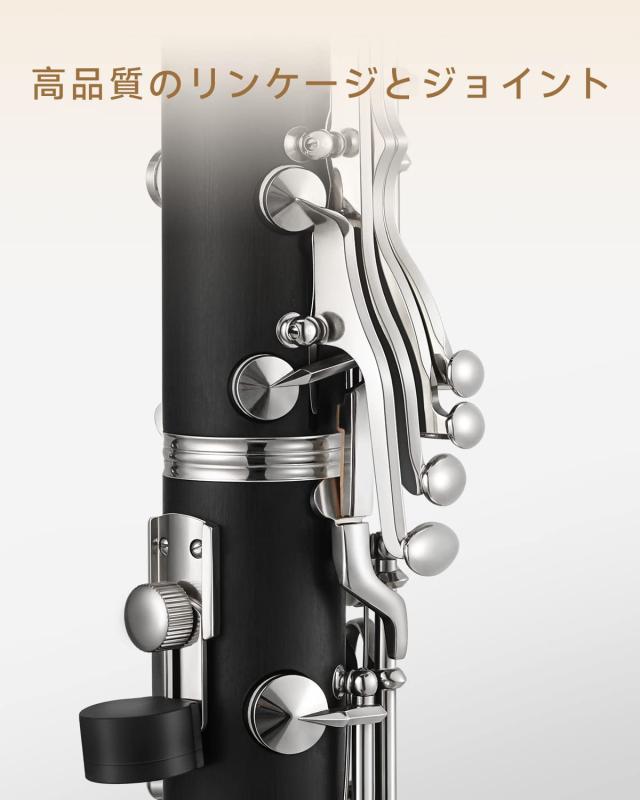 クラリネット ニッケルメッキ B調 Clarinet ABS樹脂管 Amazon | Eastar クラリネット ニッケルメッキ B調 Clarinet ABS