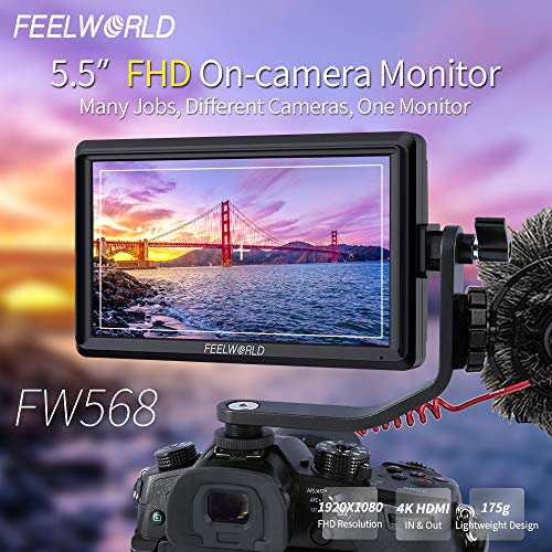 Feelworld FW568 V2 カメラ用液晶モニター 6インチIPS 超薄型 波形LUT付きビデオピーキングフォーカスアシスト小型フルHD1920x1152  IPS の通販はau PAY マーケット - KiraKira Market | au PAY マーケット－通販サイト