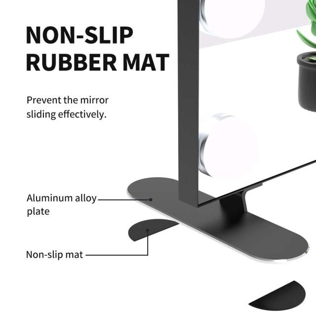 Wonstart 女優ミラー 化粧鏡 ハリウッドスタイル 14個LED電球付き 暖色・寒色 ２色ライトモード 明るさ調節可能 女優ライト 卓上 LEDミラ