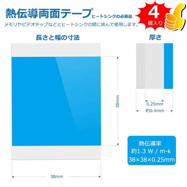 安い tulokaの熱伝導テープ