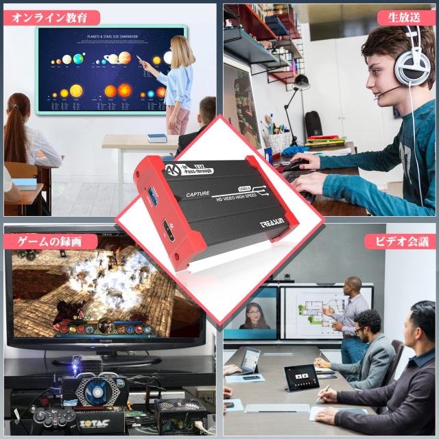 TreasLin 4Kキャプチャーボード HDMIケーブル/実況用ピンマイク付き Amazon.co.jp: TreasLin キャプチャーボード 4K30fps HDMI USB3.0
