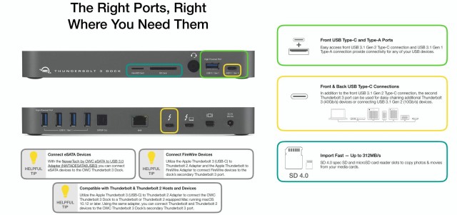 国内正規品】 OWC 14 Port Dock (OWC 14ポート ドッキングステーション