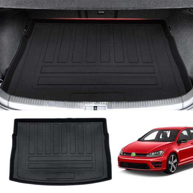Mixsuper VW ゴルフ7 ラゲッジマット Golf 7 トランクマット2013-2018現行 2列目以降ラゲージトレイ TPO素材 純正交換 ? 車のトランクマッ に適合するv\u0026w に適合するジェッタ Mk6 セダン 2011